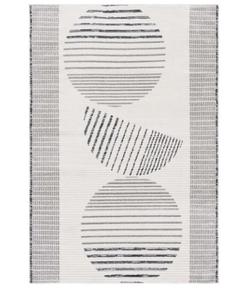 Safavieh Alamo ALM779 Ivory / Grey 5'-3" X 7'-6" Rectangle Area Rug