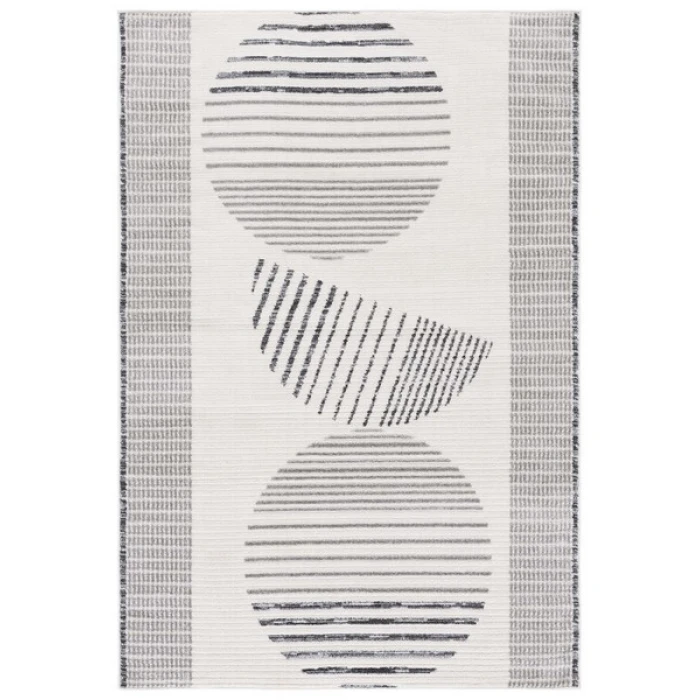 Safavieh Alamo ALM779 Ivory / Grey 9' X 12' Rectangle Area Rug