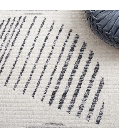 Safavieh Alamo ALM779 Ivory / Grey 5'-3" X 7'-6" Rectangle Area Rug