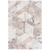 Safavieh Alenia ALN115 Beige / Grey 5'-2" X 7' Rectangle Area Rug