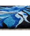 Safavieh Allure ALR121 Black / Blue 5' X 8' Rectangle Area Rug
