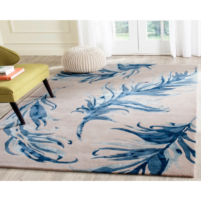 Safavieh Allure ALR121 Beige / Blue 5' X 8' Rectangle Area Rug