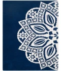 Safavieh Allure ALR122 Navy / Ivory 4' X 6' Rectangle Area Rug