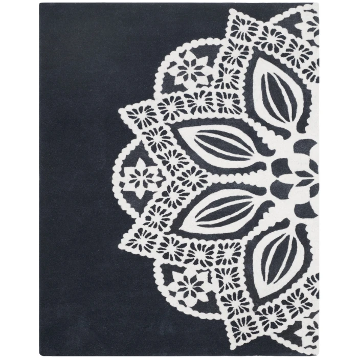 Safavieh Allure ALR122 Grey / Ivory 5' X 8' Rectangle Area Rug