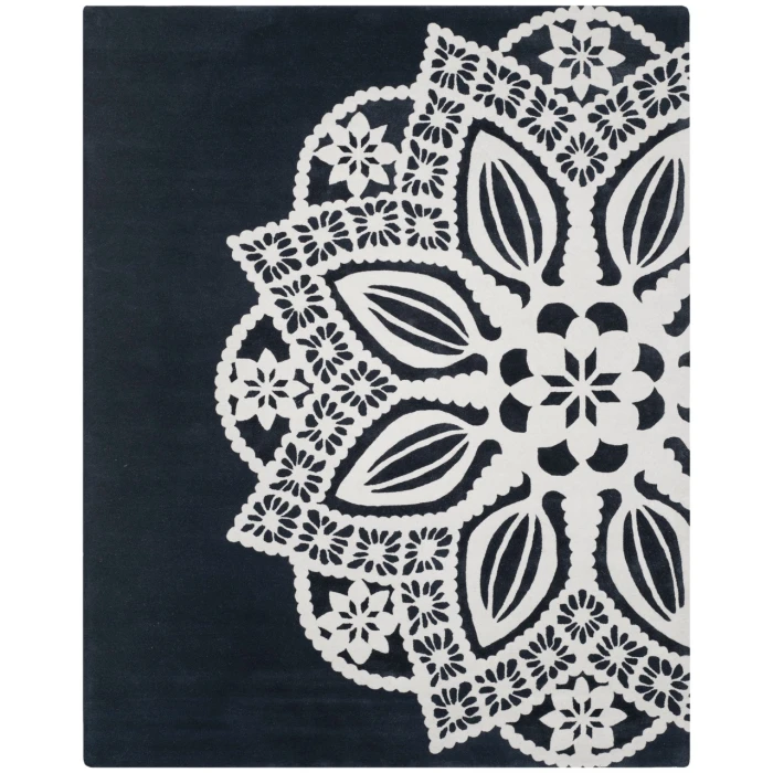 Safavieh Allure ALR122 Grey / Ivory 8' X 10' Rectangle Area Rug