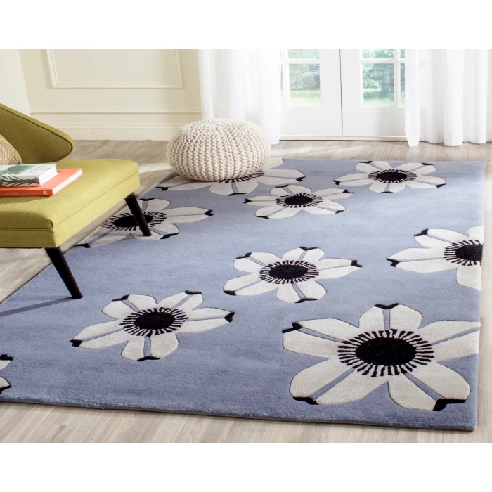 Safavieh Allure ALR123 Blue 5' X 8' Rectangle Area Rug