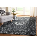 Safavieh Allure ALR419 Ivory / Black 4' X 6' Rectangle Area Rug