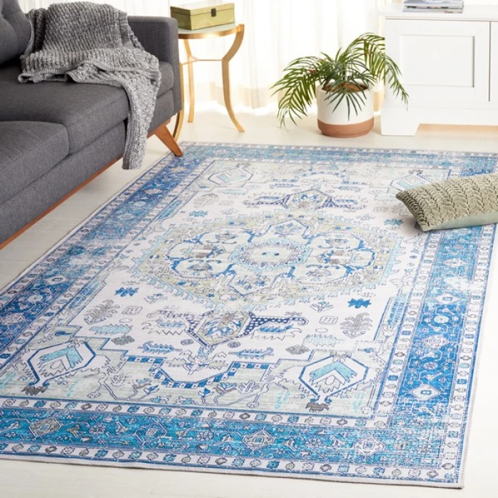 Safavieh Arizona ARZ105 Beige / Blue 8' X 10' Rectangle Area Rug