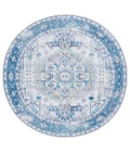 Safavieh Arizona ARZ105 Beige / Blue 6' X 6' Round Area Rug