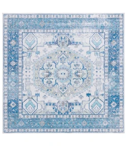 Safavieh Arizona ARZ105 Beige / Blue 6' X 6' Square Area Rug