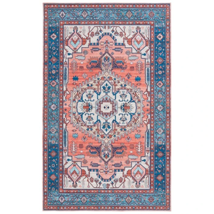 Safavieh Arizona ARZ105 Rust / Navy 4' X 6' Rectangle Area Rug