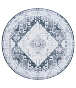 Safavieh Arizona ARZ107 Grey Green / Ivory 6' X 6' Round Area Rug