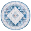 Safavieh Arizona ARZ107 Navy / Ivory 6' X 6' Round Area Rug