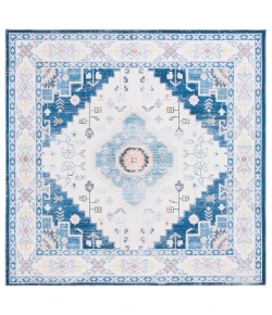 Safavieh Arizona ARZ107 Navy / Ivory 6' X 6' Square Area Rug