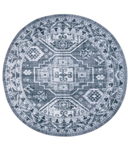 Safavieh Arizona ARZ108 Grey Green / Ivory 6' X 6' Round Area Rug
