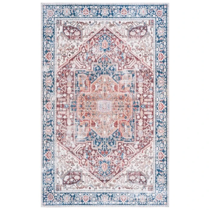 Safavieh Arizona ARZ109 Red / Navy 6' X 9' Rectangle Area Rug