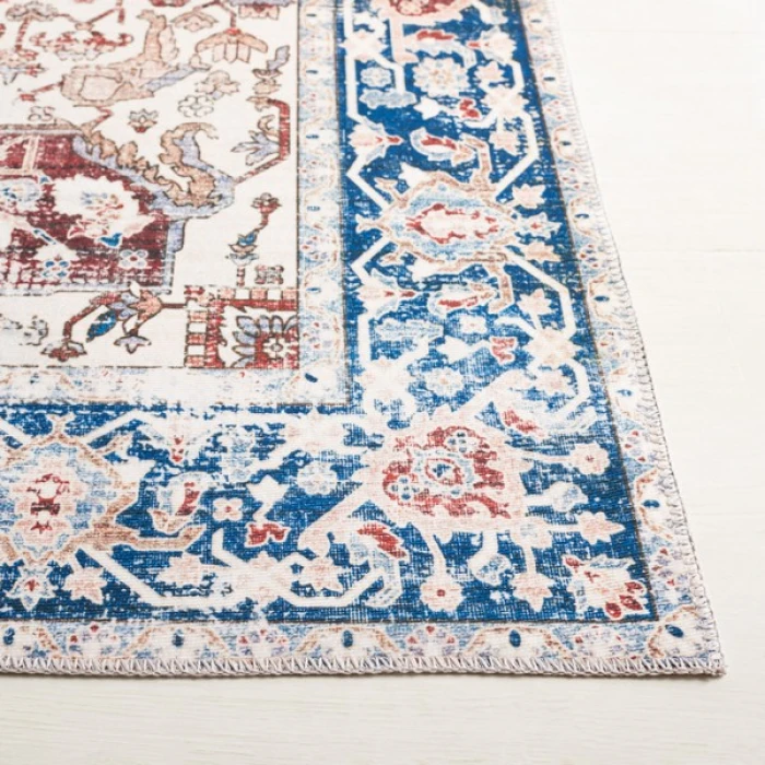 Safavieh Arizona ARZ109 Red / Navy 6' X 9' Rectangle Area Rug