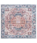 Safavieh Arizona ARZ109 Red / Navy 6' X 6' Square Area Rug