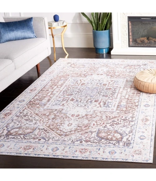 Safavieh Arizona ARZ109 Taupe / Beige 7' X 7' Square Area Rug