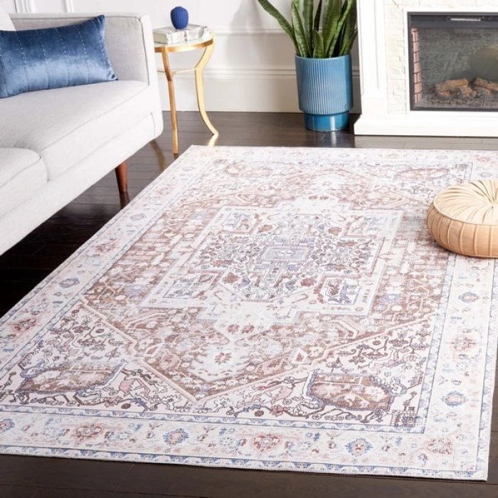 Safavieh Arizona ARZ109 Red / Navy 10' X 14' Rectangle Area Rug