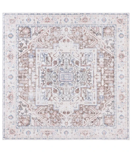 Safavieh Arizona ARZ109 Taupe / Beige 7' X 7' Square Area Rug
