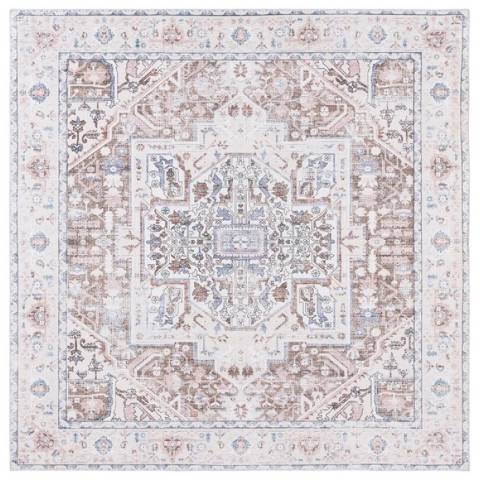 Safavieh Arizona ARZ109 Taupe / Beige 7' X 7' Square Area Rug