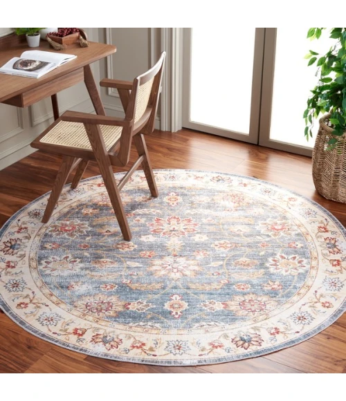 Safavieh Arizona ARZ112 Green / Beige 6' X 6' Round Area Rug