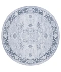 Safavieh Arizona ARZ118 Light Grey / Grey Green 6' X 6' Round Area Rug