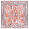 Safavieh Arizona ARZ119 Rust / Aqua 6' X 6' Square Area Rug