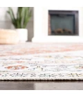 Safavieh Arizona ARZ120 Ivory / Rust 6' X 6' Square Area Rug