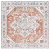 Safavieh Arizona ARZ120 Ivory / Rust 6' X 6' Square Area Rug