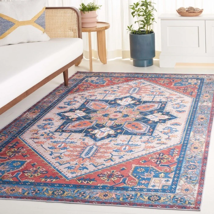 Safavieh Arizona ARZ120 Rust / Beige 6' X 9' Rectangle Area Rug