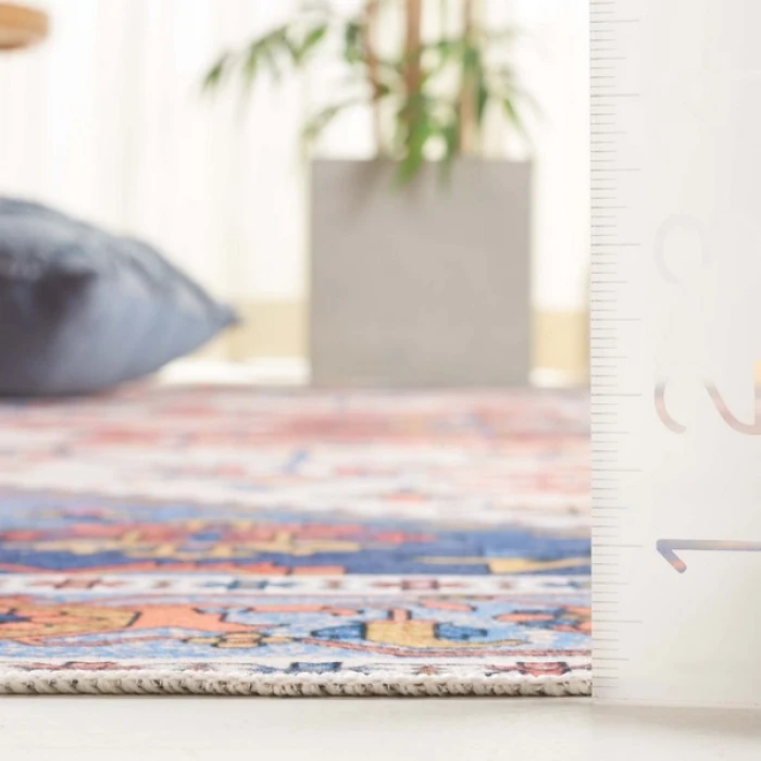 Safavieh Arizona ARZ120 Rust / Navy 2'-6" X 8' Runner Area Rug