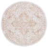 Safavieh Arizona ARZ127 Beige / Gold 6' X 6' Round Area Rug