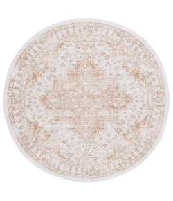 Safavieh Arizona ARZ127 Beige / Gold 6' X 6' Round Area Rug
