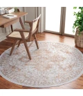 Safavieh Arizona ARZ127 Beige / Gold 6' X 6' Round Area Rug