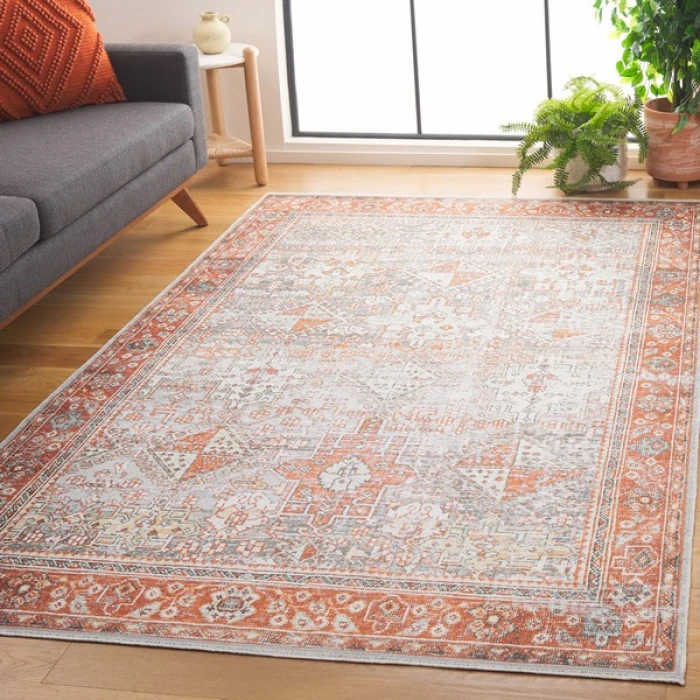 Safavieh Arizona ARZ199 Rust / Sage 8' X 10' Rectangle Area Rug