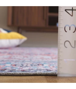 Safavieh Arizona ARZ223 Rust / Navy 6' X 6' Square Area Rug