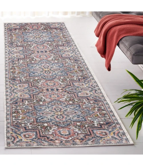 Safavieh Astoria ASA400 Ivory / Beige 2'-2" X 8' Runner Area Rug