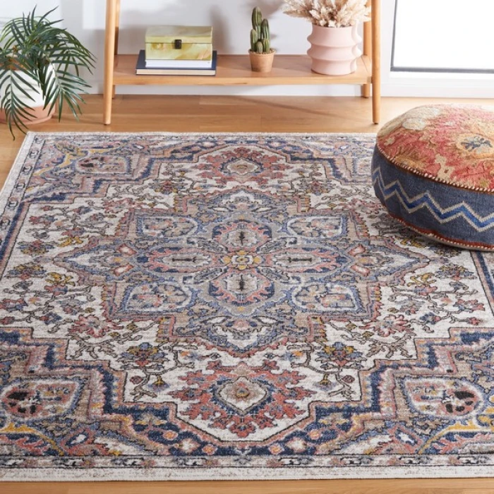 Safavieh Astoria ASA400 Ivory / Beige 4' X 6' Rectangle Area Rug