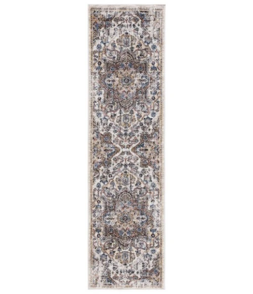 Safavieh Astoria ASA402 Ivory / Blue Rust 2'-2" X 8' Runner Area Rug
