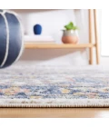 Safavieh Astoria ASA404 Blue / Rust 6'-7" X 6'-7" Square Area Rug