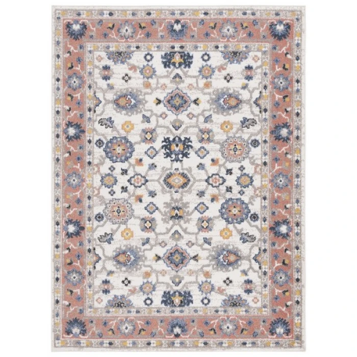 Safavieh Astoria ASA408 Ivory / Rust 8' X 10' Rectangle Area Rug