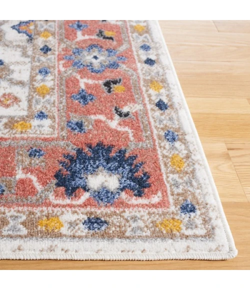 Safavieh Astoria ASA408 Ivory / Rust 8' X 10' Rectangle Area Rug