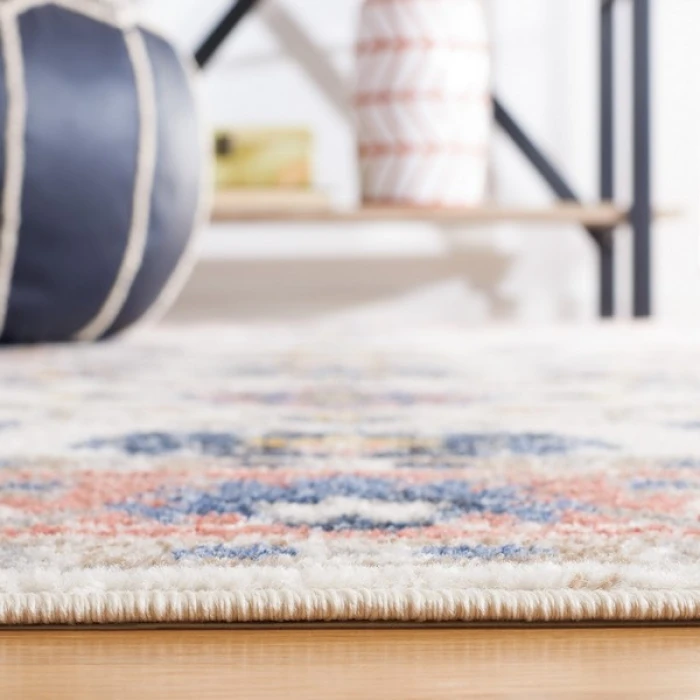 Safavieh Astoria ASA408 Ivory / Rust 8' X 10' Rectangle Area Rug