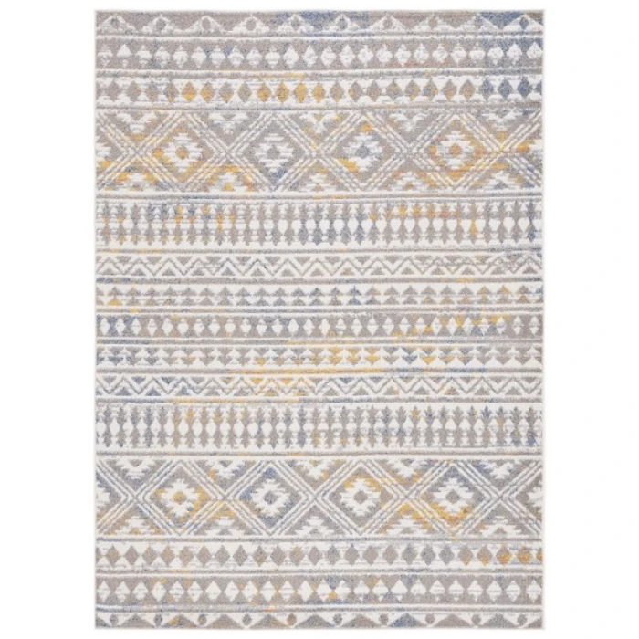 Safavieh Astoria ASA412 Grey / Ivory 4' X 6' Rectangle Area Rug