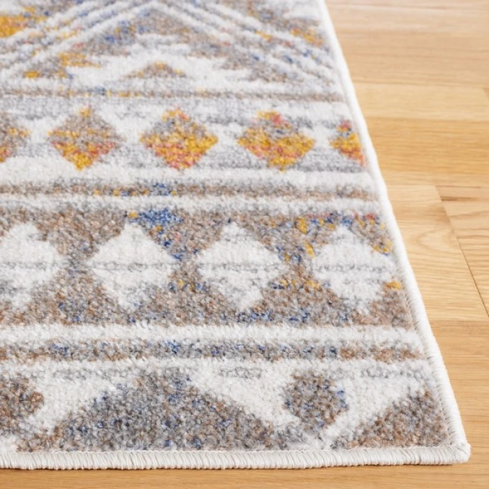 Safavieh Astoria ASA412 Grey / Ivory 4' X 6' Rectangle Area Rug