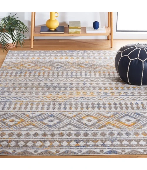 Safavieh Astoria ASA412 Grey / Ivory 8' X 10' Rectangle Area Rug