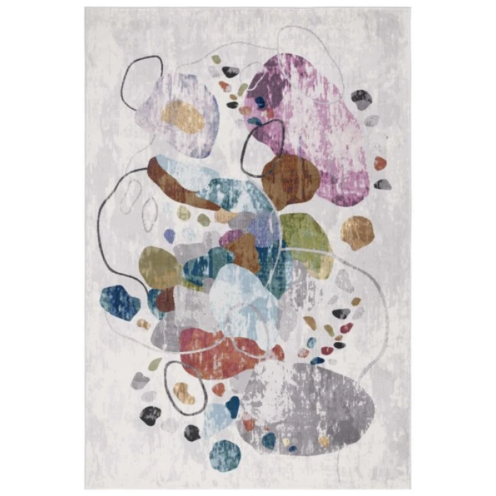 Safavieh Art Studio ASD108 Ivory / Blue 4' X 6' Rectangle Area Rug