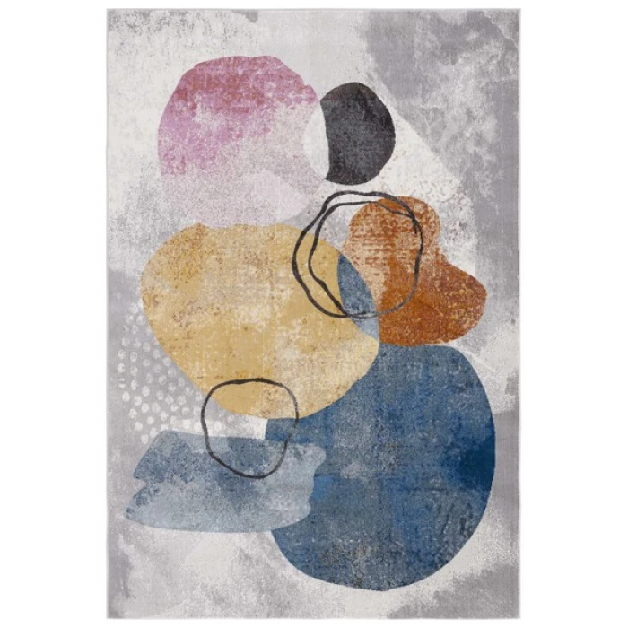 Safavieh Art Studio ASD110 Ivory / Blue 4' X 6' Rectangle Area Rug